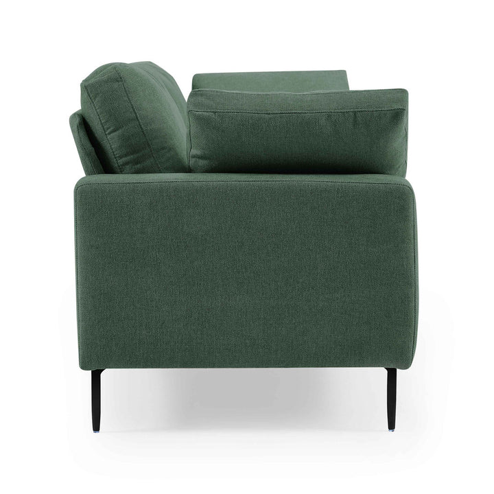 Jeses MINIMORE Modern Style Etta 84.3" Mid-Century Modern Design Sofa Corrigan Studio® Fabric: Light Green Linen Blend