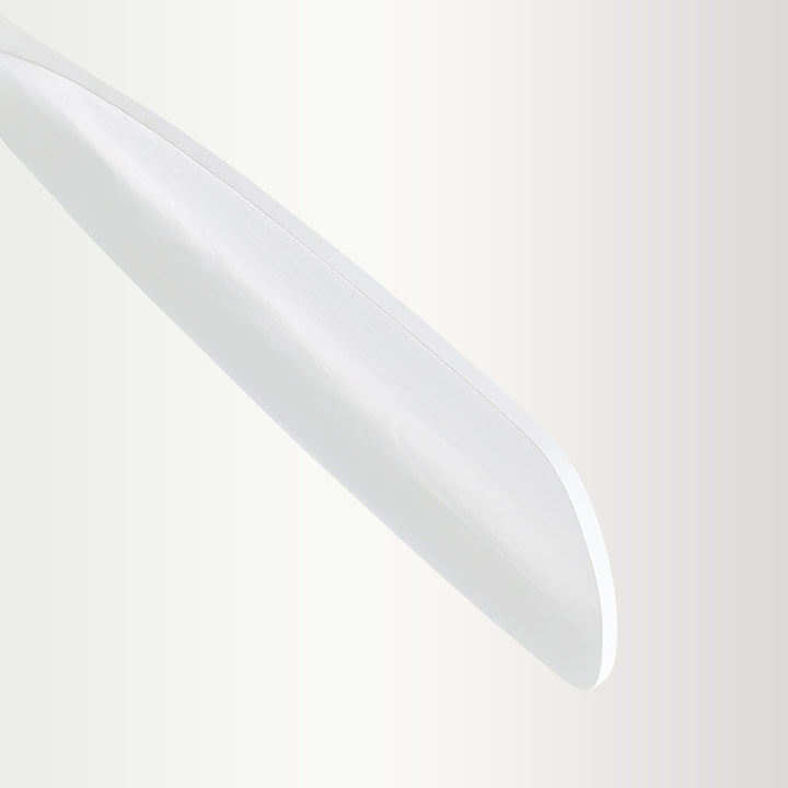 48" Nicola 3 - Blade Matte White Modern Ceiling Fan with Remote Control and Light Kit George Oliver Finish: White with White Blades