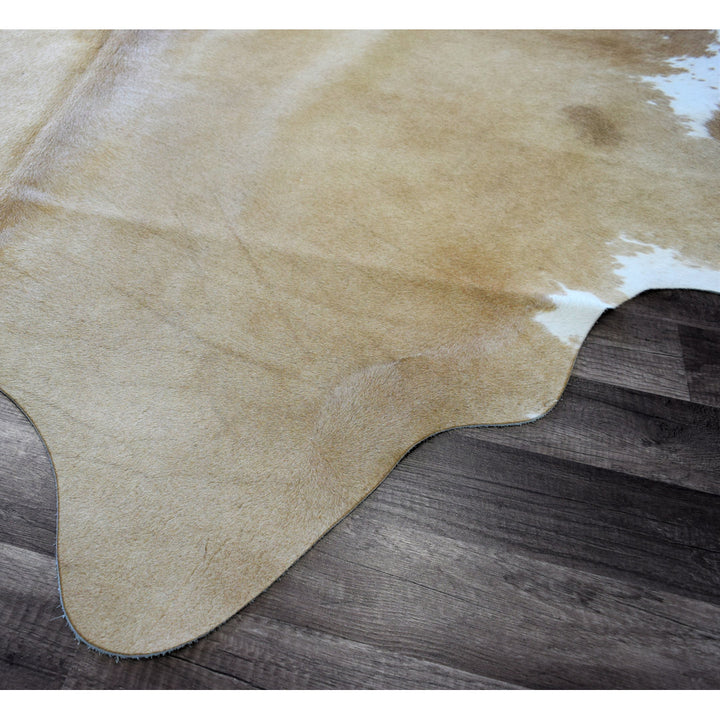 Charlize Hand Curated Cowhide Contemporary Whitish Beige 13 Area Rug AllModern Rug Size: Novelty 6' x 8'