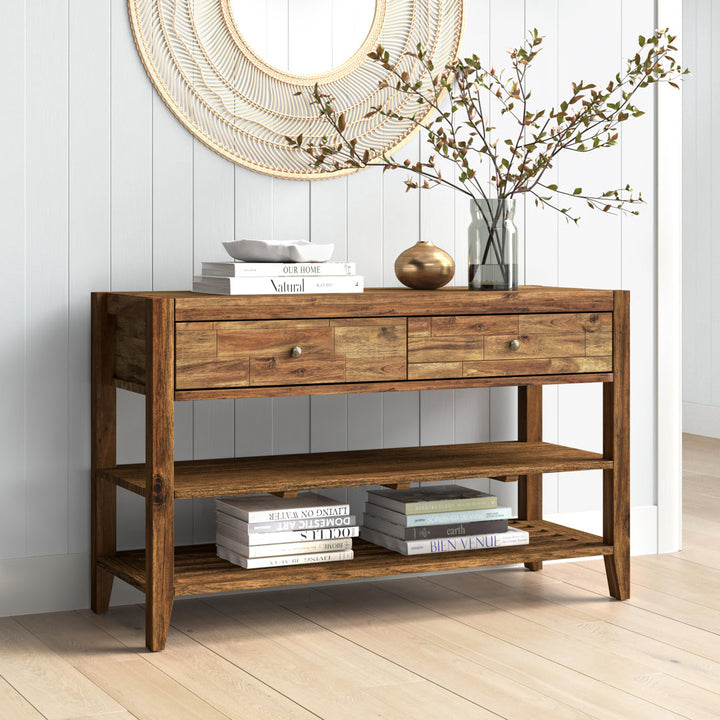 Flavio 48" Solid Wood Console Table Beachcrest Home™
