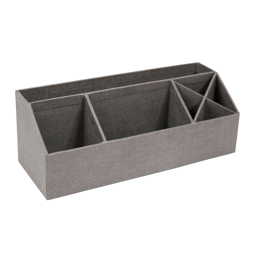 Elisa Desk Supplies Organizer Bigso Color: Canvas Grey