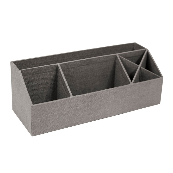 Elisa Desk Supplies Organizer Bigso Color: Canvas Grey