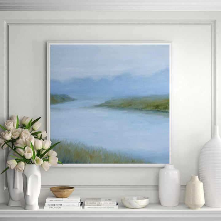 Blue Landscape' - Picture Frame Painting Print on Paper Soicher Marin