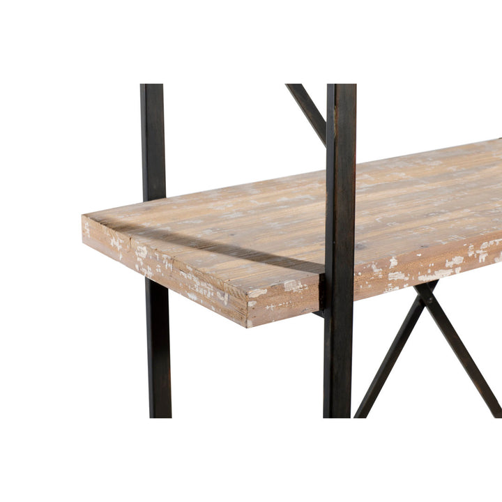 Wood 4 Shelves Storage Brown Shelving Unit 17 Stories