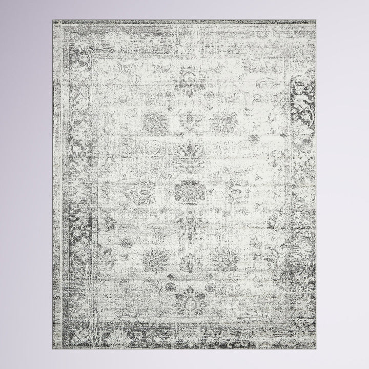 Brandt Floral Gray Area Rug Mistana™ Rug Size: Rectangle 8' x 10'