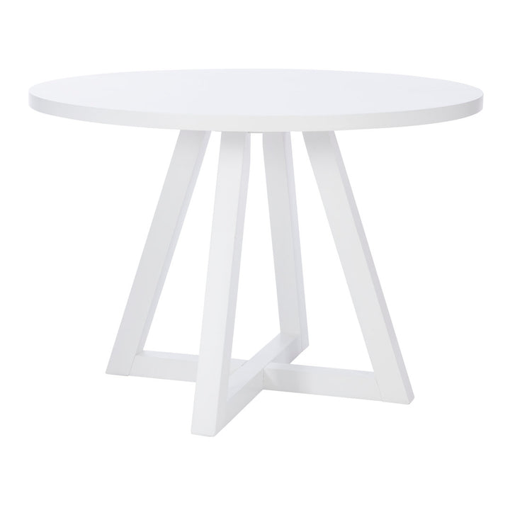 Ariarna 44" Round Solid Wood Pedestal Dining Table Lark Manor™