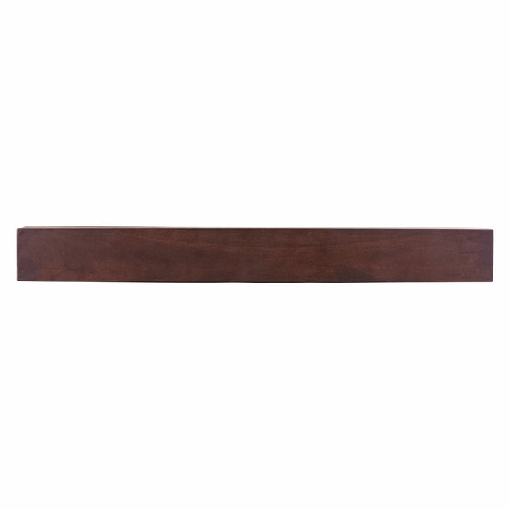 Modern Farmhouse Fireplace Shelf Mantel Dogberry Collections Depth: 9", Finish: Mahogany, Shelf Length: 48"