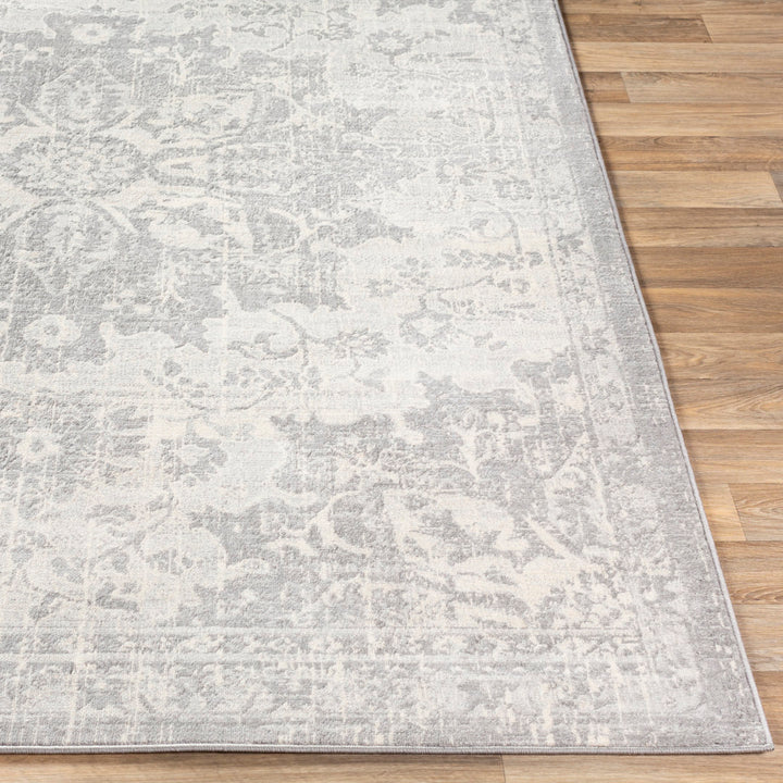 Hilyard Machine Oriental Gray Area Rug Laurel Foundry Modern Farmhouse® Rug Size: Round 7'10"