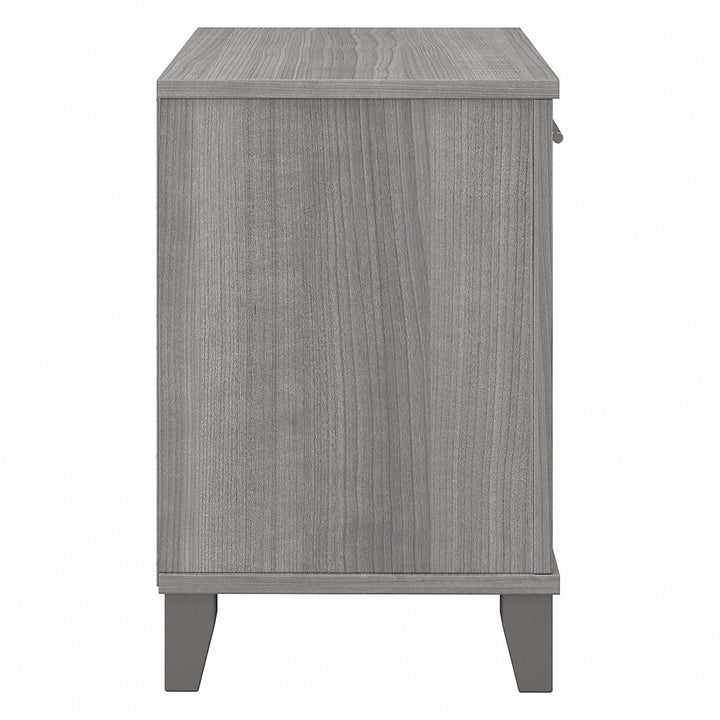 Laia 1 - Drawer Nightstand in Ash Gray Union Rustic Color: Platinum Gray
