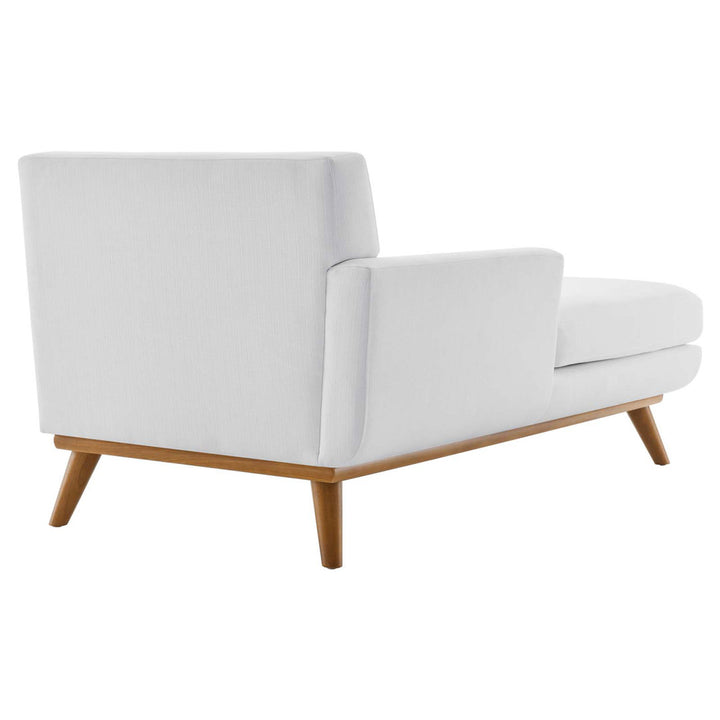 Modway Engage Chaise Modway Upholstery Color: White Orientation: Left Hand Facing
