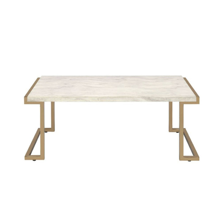 Luthersville Sled Coffee Table in Champagne Willa Arlo™ Interiors