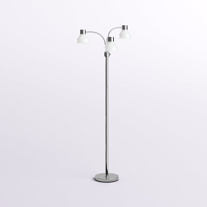 Lally 69" Tree Floor Lamp Wade Logan® Base Finish: Polished Nickel