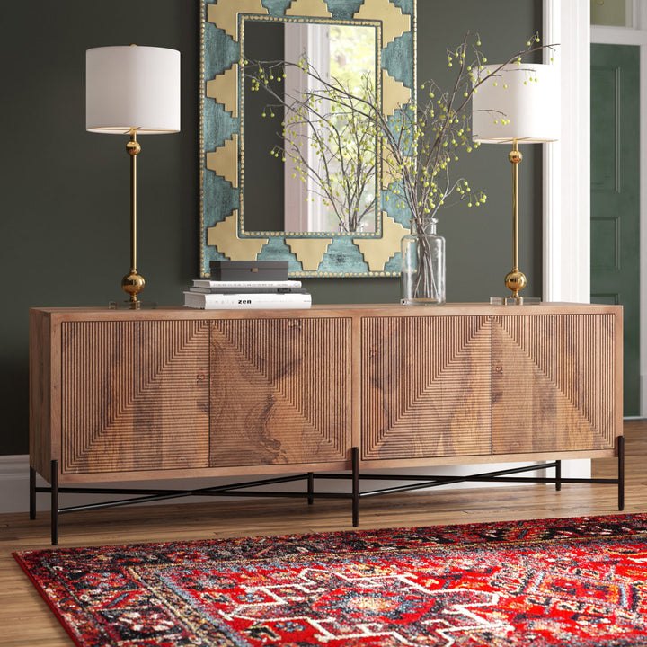 Manila 78" Wide Mango Wood Sideboard Joss & Main