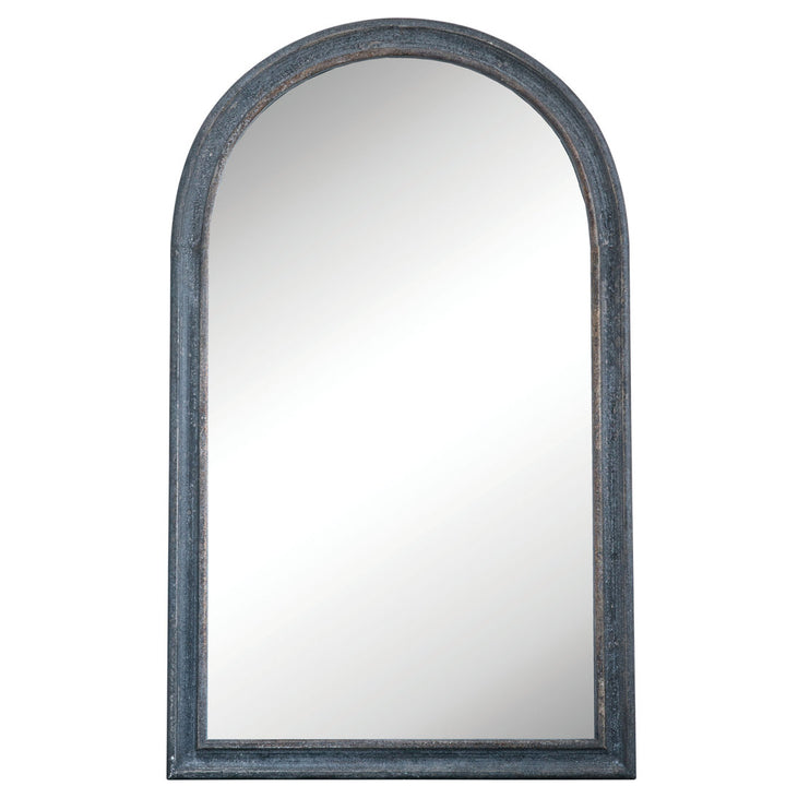 Giovannina Distressed Reclaimed Wood Arch Wall Mirror Latitude Run®