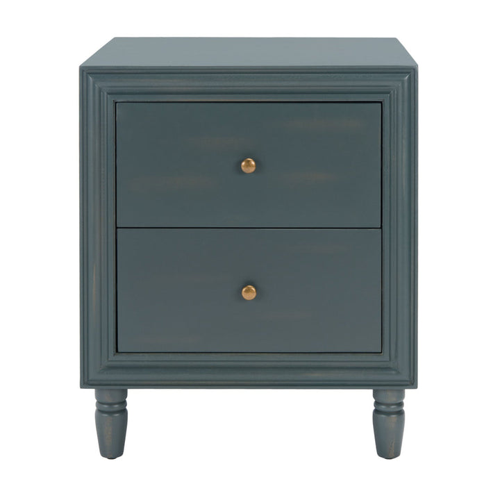 Sadie 2 Drawer Nightstand Breakwater Bay Color: Steel Teal