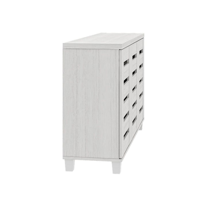 Lismore 16 Pair Shoe Storage Cabinet Steelside™ Finish: Pearl White