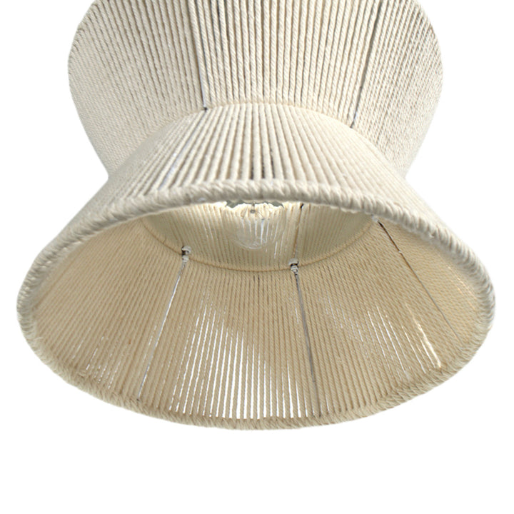 Gordon 1 - Light Single Geometric Pendant with Rope Accents Gabby