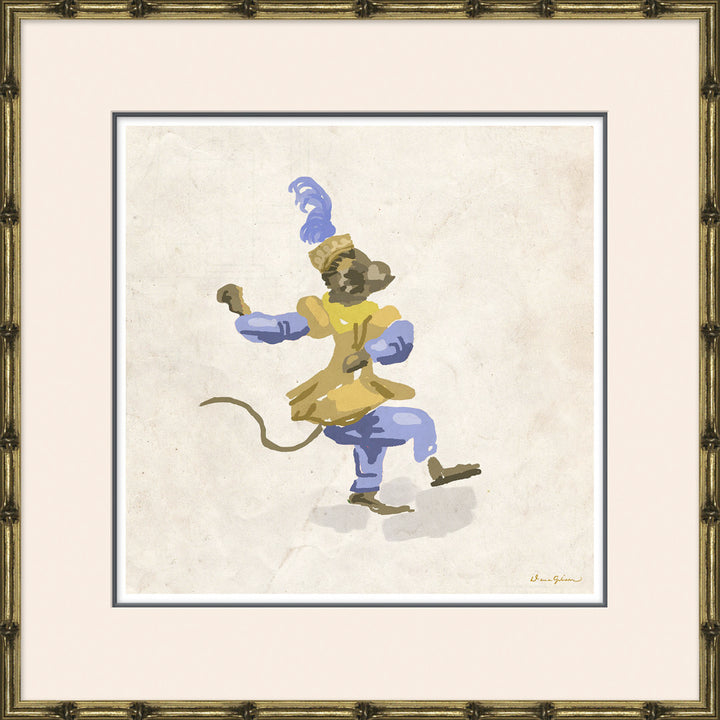 Jig by Dana Gibson - Picture Frame Painting on Paper Soicher Marin