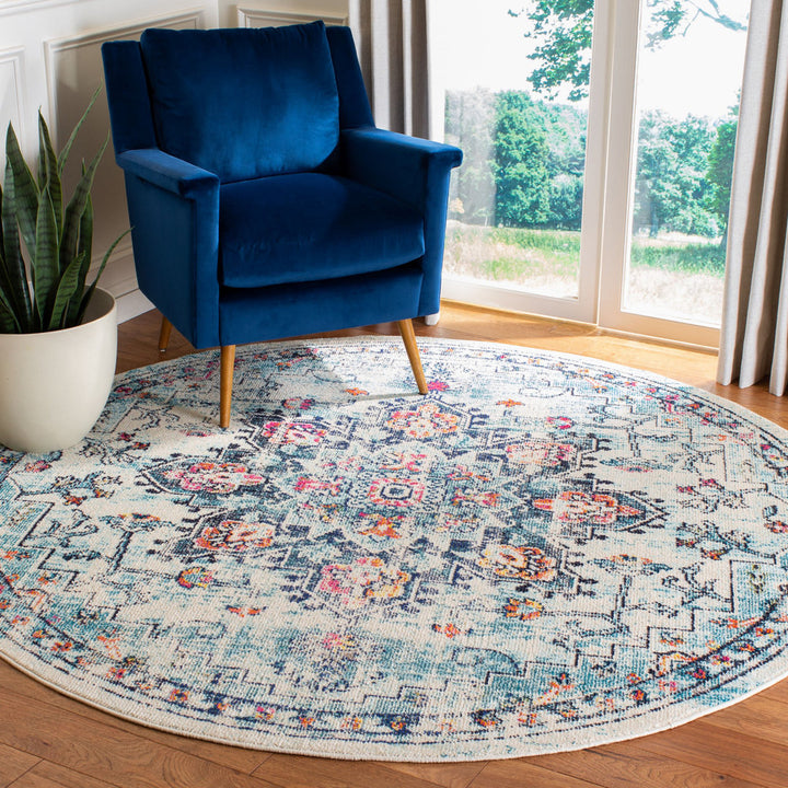 Felty Oriental Area Rug Langley Street® Rug Size: Round 10'