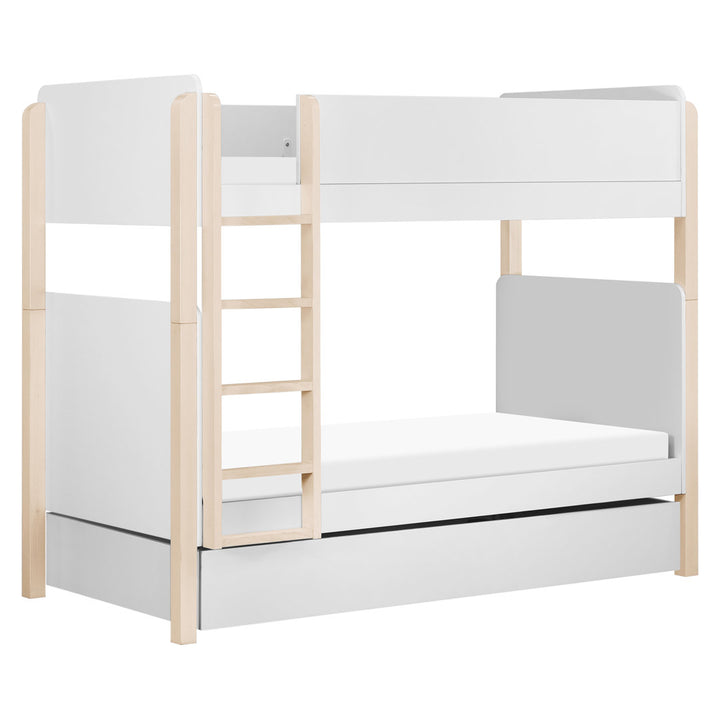 TipToe Twin Bunk Bed babyletto Color: White/Light Brown