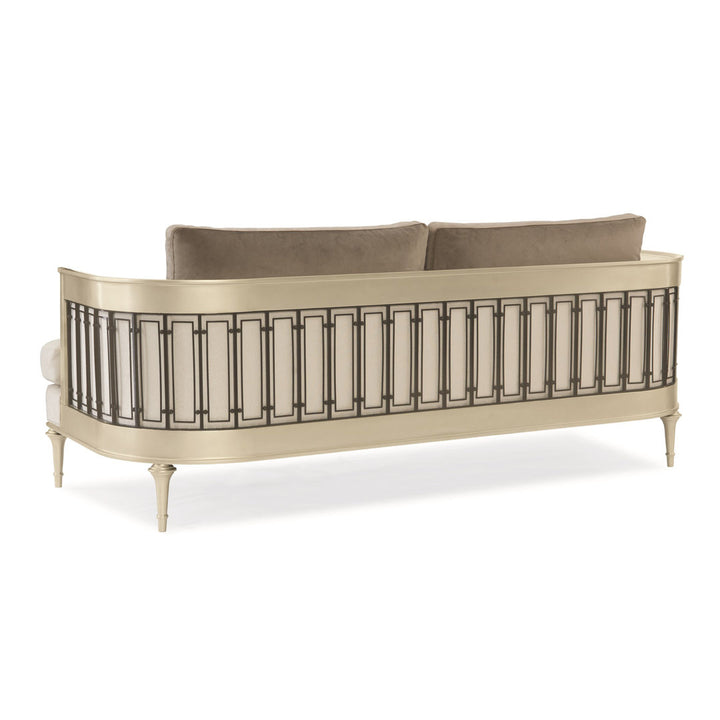 Quit Your Metal-ing Sofa Caracole Classic