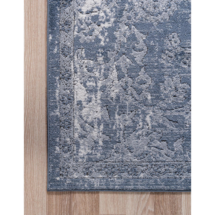 Charters Towers Oriental Blue Area Rug Langley Street® Rug Size: Square 6'1"