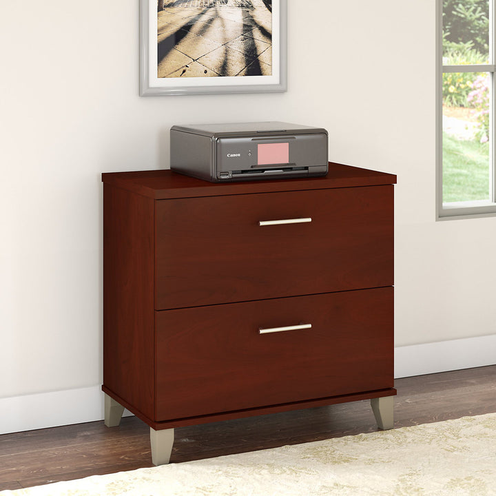 Magomed 2-Drawer Lateral Filing Cabinet Gracie Oaks Color: Hansen Cherry