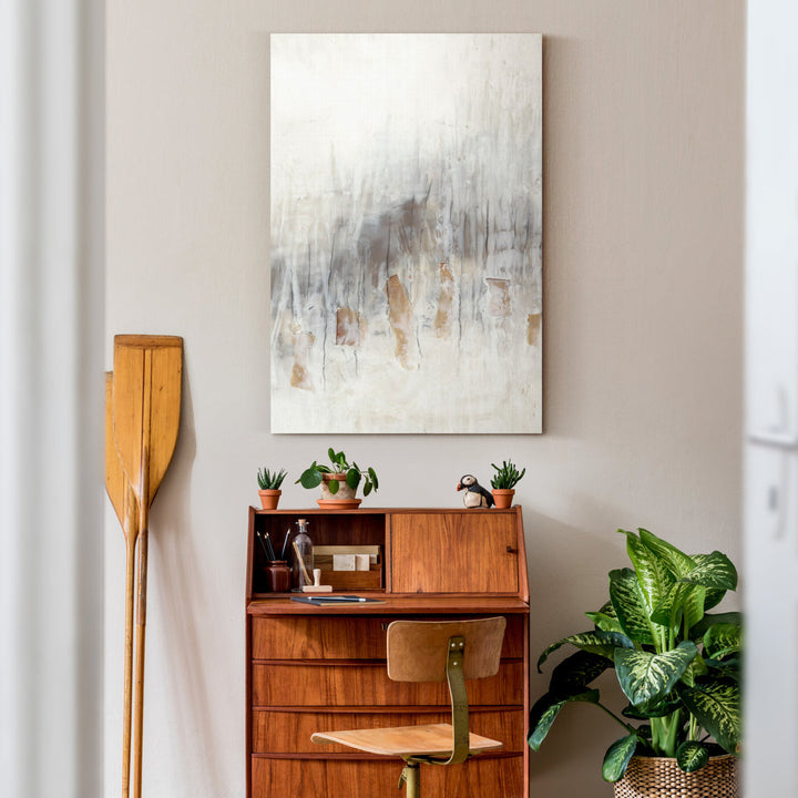 Seaglass Abstract I' - Painting Print on Canvas Latitude Run® Size: 12" H x 8" W x 1" D