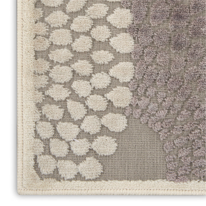 Cangelosi Geometric Gray/Ivory/Brown Area Rug Wade Logan® Rug Size: Rectangle 7'9" x 10'10"