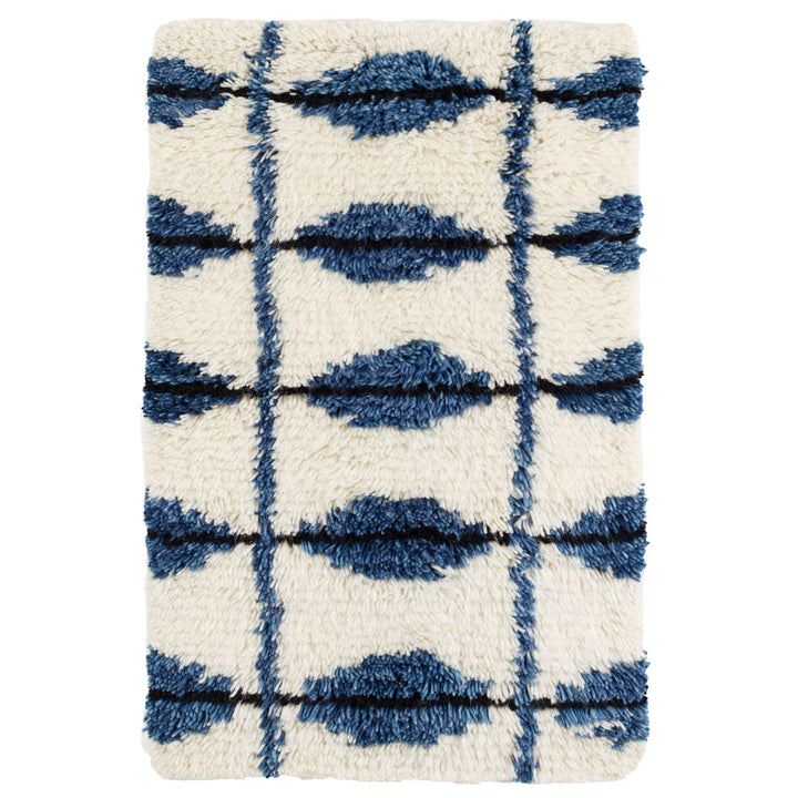 Noma Indigo Handwoven Wool Rug Dash and Albert Rugs Rug Size: Rectangle 6' x 9'