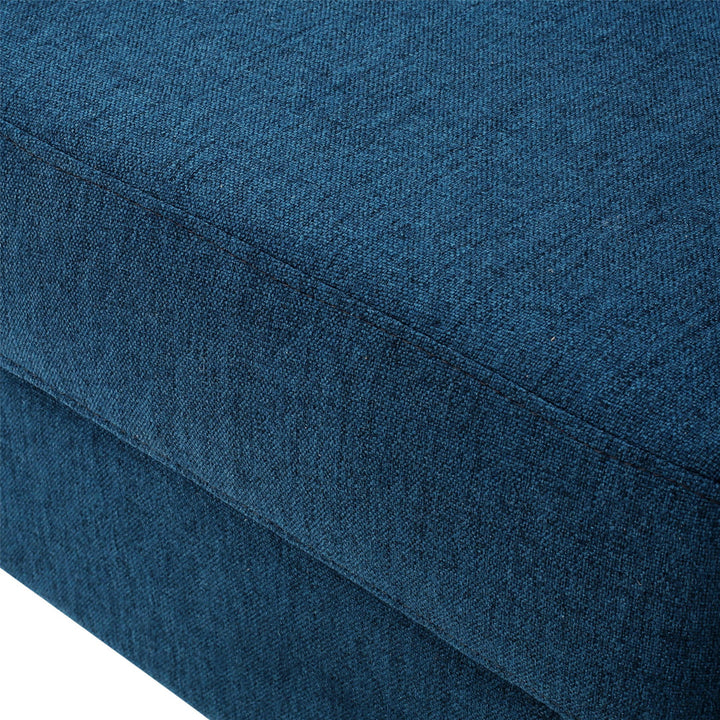 Losoto 91.44cm Wide Tufted Polyester Armchair Alcott Hill® Fabric: Navy Blue Fabric