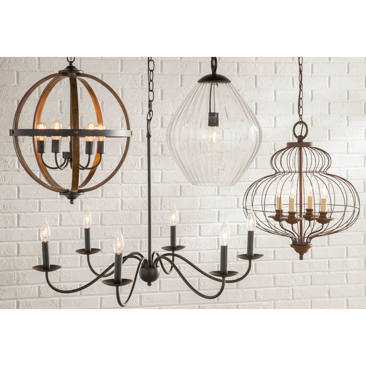 Barreras 5 - Light Unique / Statement Globe Chandelier Three Posts™