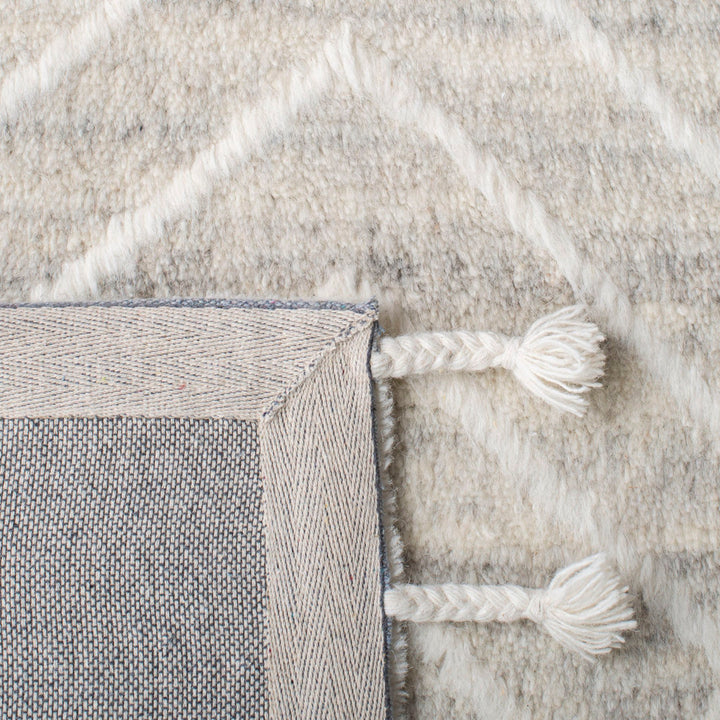 Adelia Geometric Hand Tufted Wool Beige Area Rug Steelside™ Rug Size: Square 7'