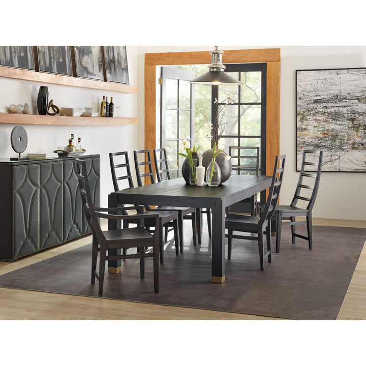 Curata Extendable Solid Oak Dining Table Hooker Furniture