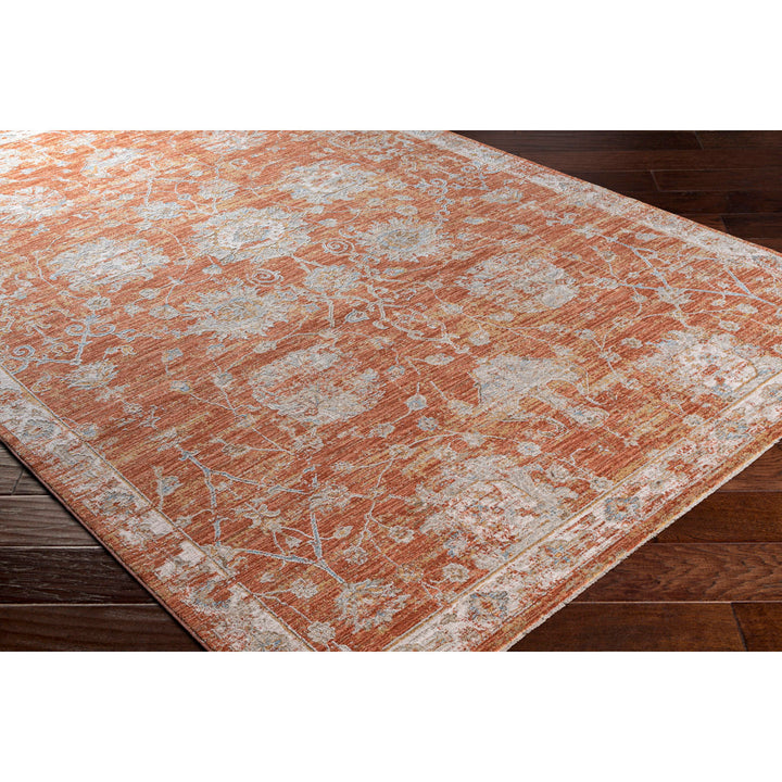 Conlan Oriental Burnt Orange Area Rug Birch Lane™ Rug Size: Rectangle 7'10" x 10'3"