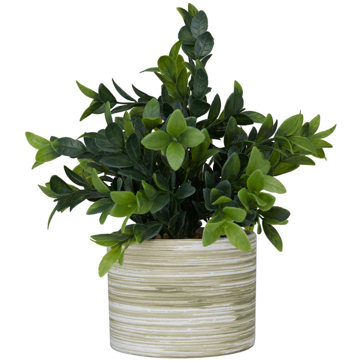 Traditional Plastic Textured Artificial Foliage Plant in Pot Birch Lane™