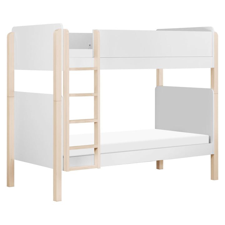 TipToe Twin Bunk Bed babyletto Color: White/Light Brown