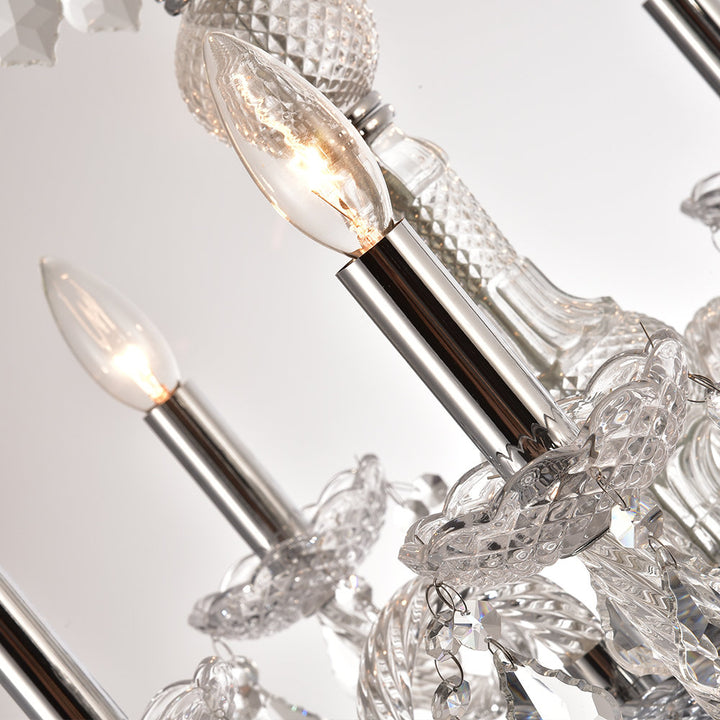 Petersburg 5 - Light Candle Style Classic Chandelier with Crystal Accents Willa Arlo™ Interiors