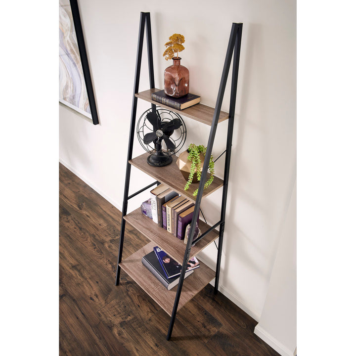ClosetMaid Industrial 4-Tier Ladder Bookcase ClosetMaid Color: Weathered Gray
