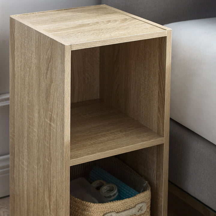 The College Cube Nightstand DormCo Color: Sonoma