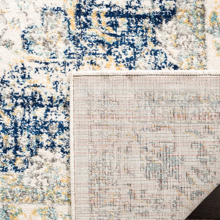 Annette Oriental Ivory/Blue Area Rug Langley Street® Rug Size: Runner 2'2" x 9'