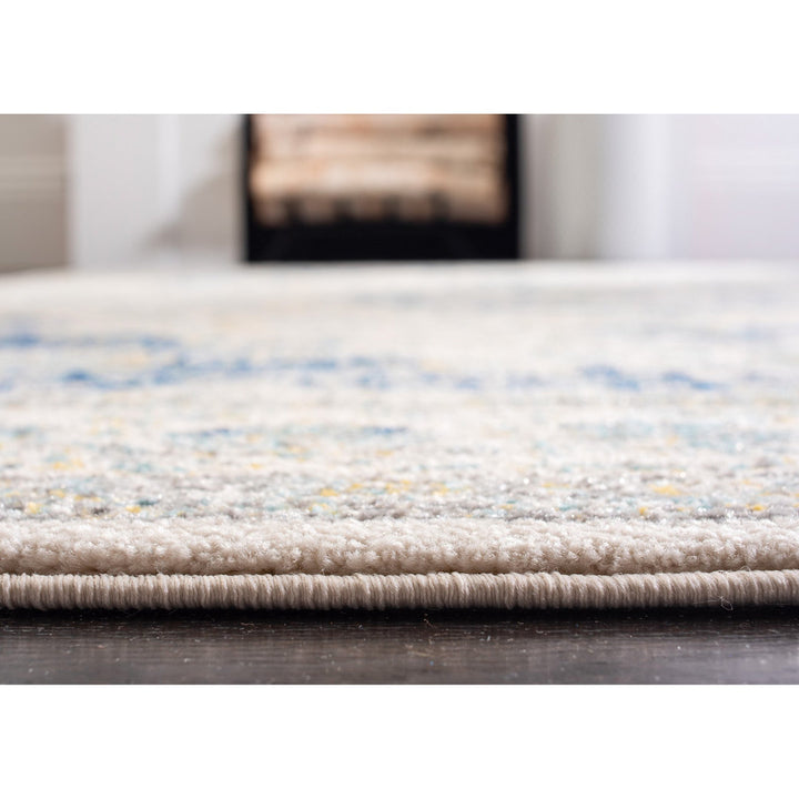 Annette Oriental Ivory/Blue Area Rug Langley Street® Rug Size: Runner 2'2" x 9'
