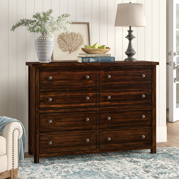 Aiobha 8 Drawer 58" W Double Dresser Lark Manor™