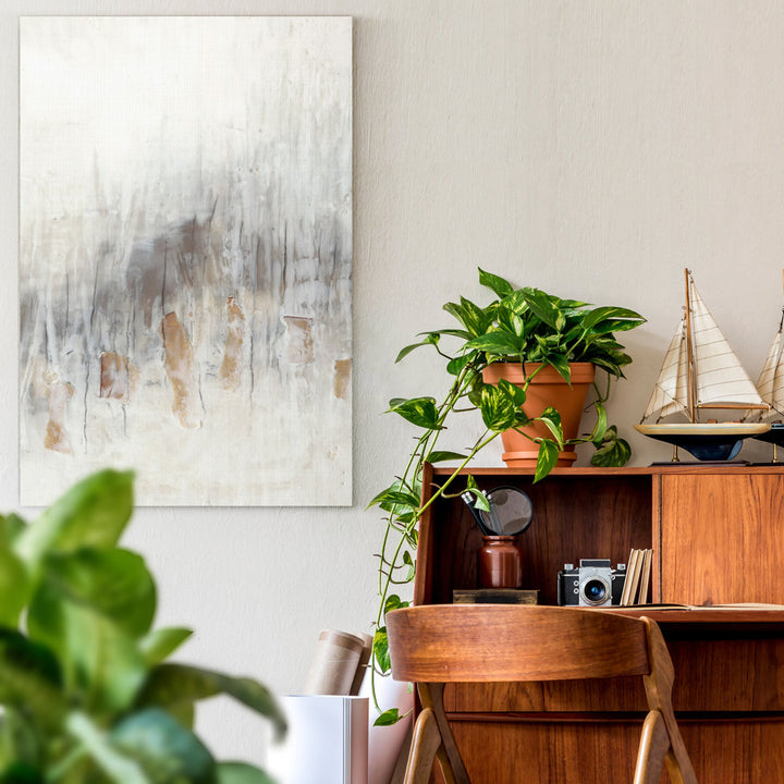 Seaglass Abstract I' - Painting Print on Canvas Latitude Run® Size: 12" H x 8" W x 1" D