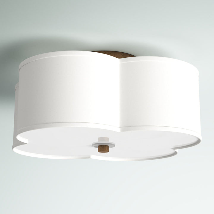 Tangela Unique/Statement Geometric Semi Flush Mount Greyleigh™ Size: 8.25" H x 18" W