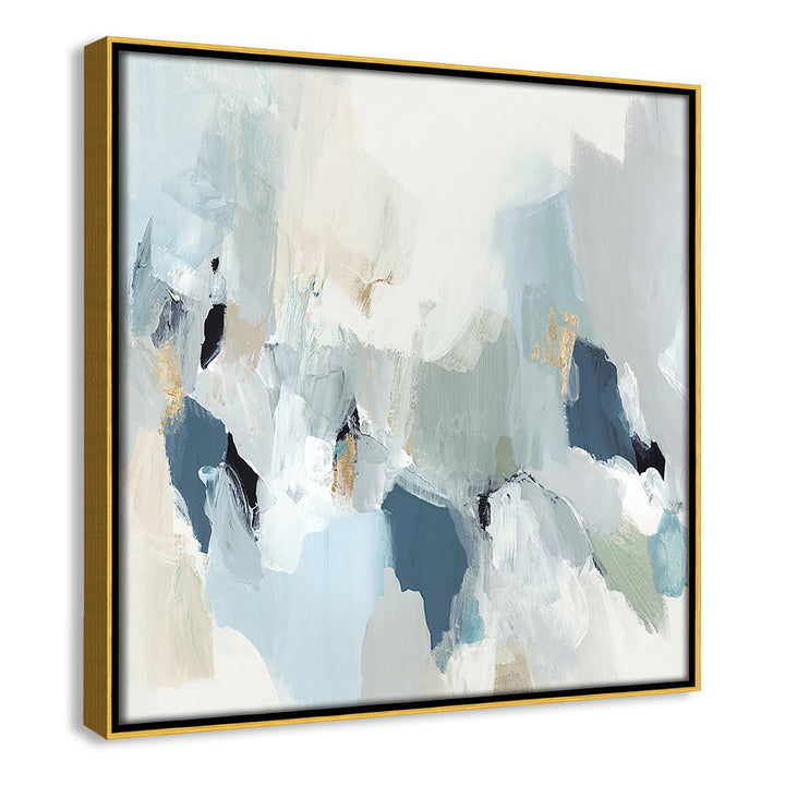 Little Talks II by Isabelle Z - Picture Frame Print on Canvas Casa Fine Arts Size: 13.5" H x 13.5" W x 2" D Format: Gold Framed Canvas