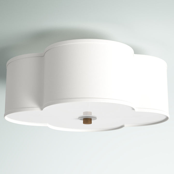 Tangela Unique/Statement Geometric Semi Flush Mount Greyleigh™ Size: 8.25" H x 18" W