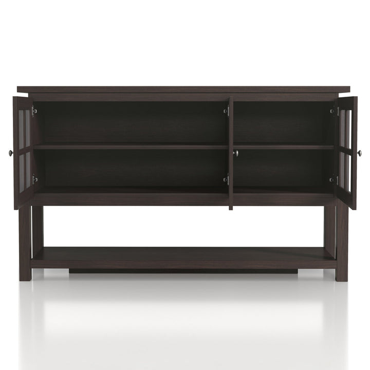 Tyndalls Park Turcotte 59" Wide Buffet Table Laurel Foundry Modern Farmhouse® Color: Dark Walnut