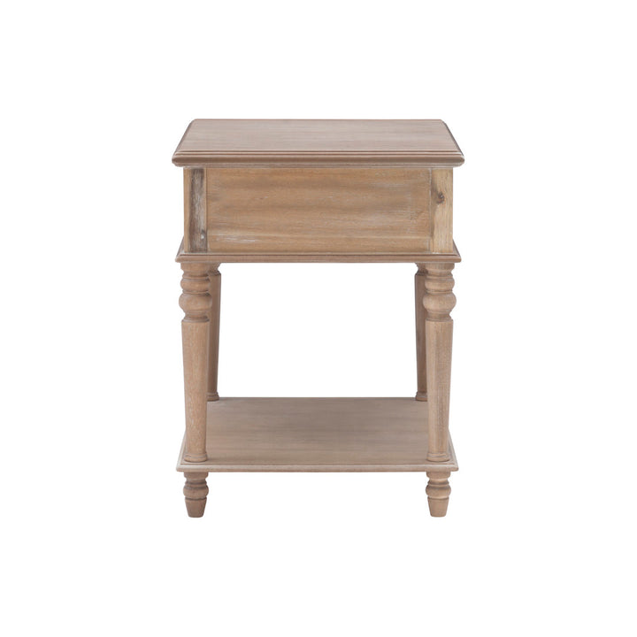 Birkley End Table with Storage Drawer Sand & Stable™ Color: Natural