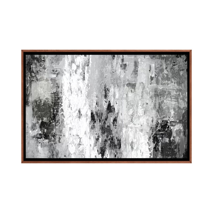 Black And White Abstract IV by PI Studio - Wrapped Canvas Print The Twillery Co.® Size: 32" H x 48" W x 1.5" D Format: Classic Wood Framed